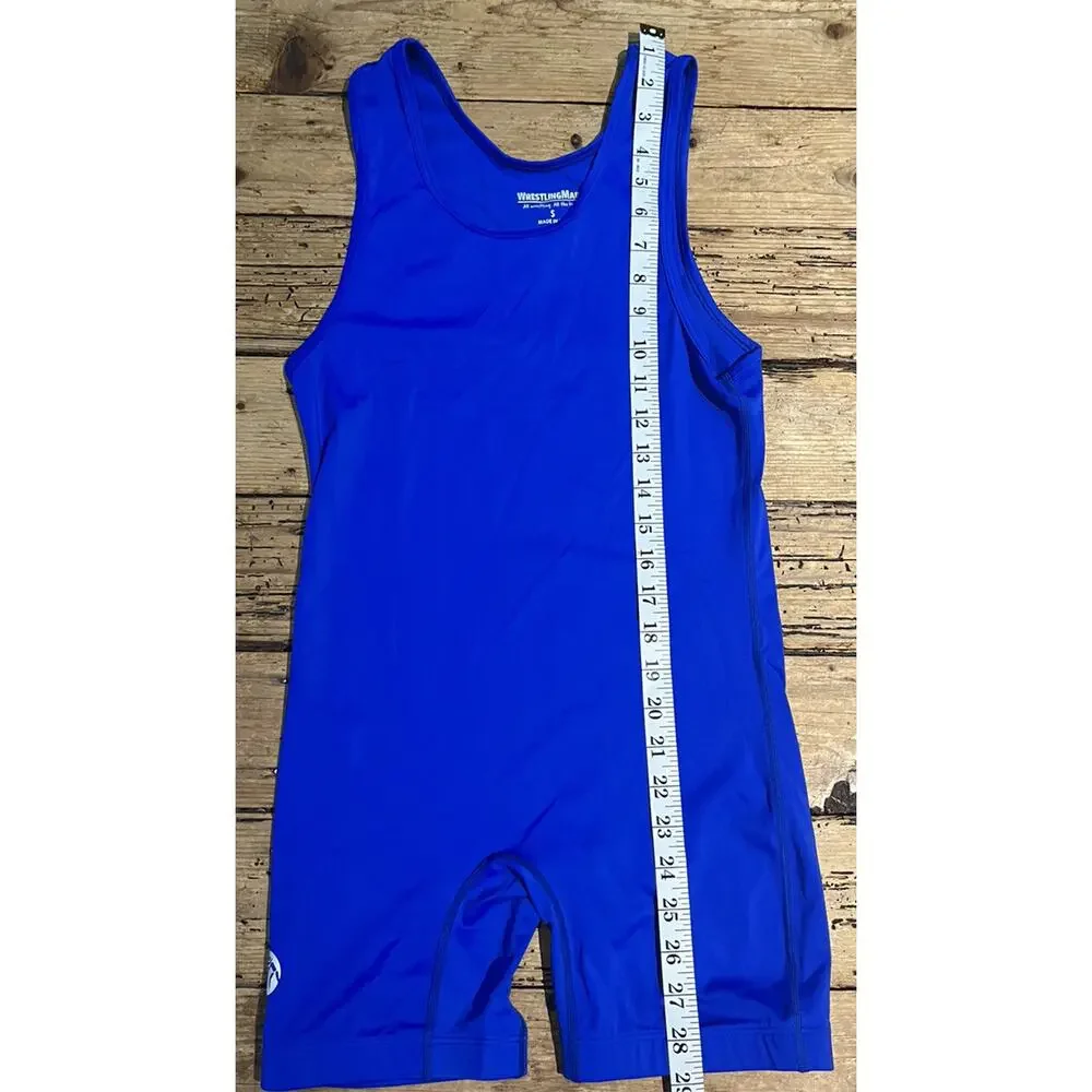 Wrestling Mart Mens Size S Blue Wrestling Singlets NWOT